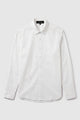 everyday men embroidery long sleeve shirt in white by buttonscarves