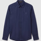 everyday men embroidery shirt in blue by buttonscarves