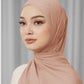 Tapis Satin Jacquard Shawl - Sepia