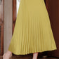 Serena Pleats Skirt - Yellow