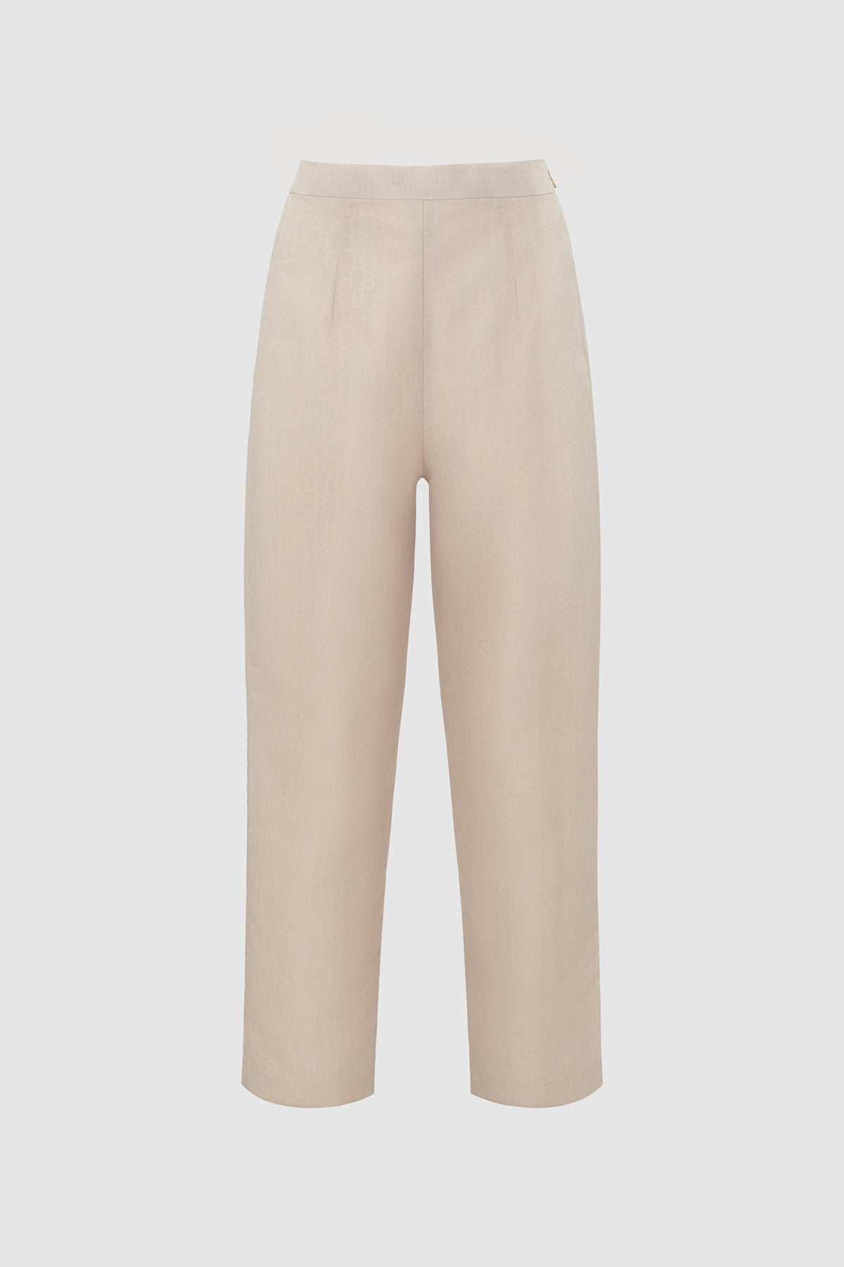 Signature Jacquard Pants - Beige