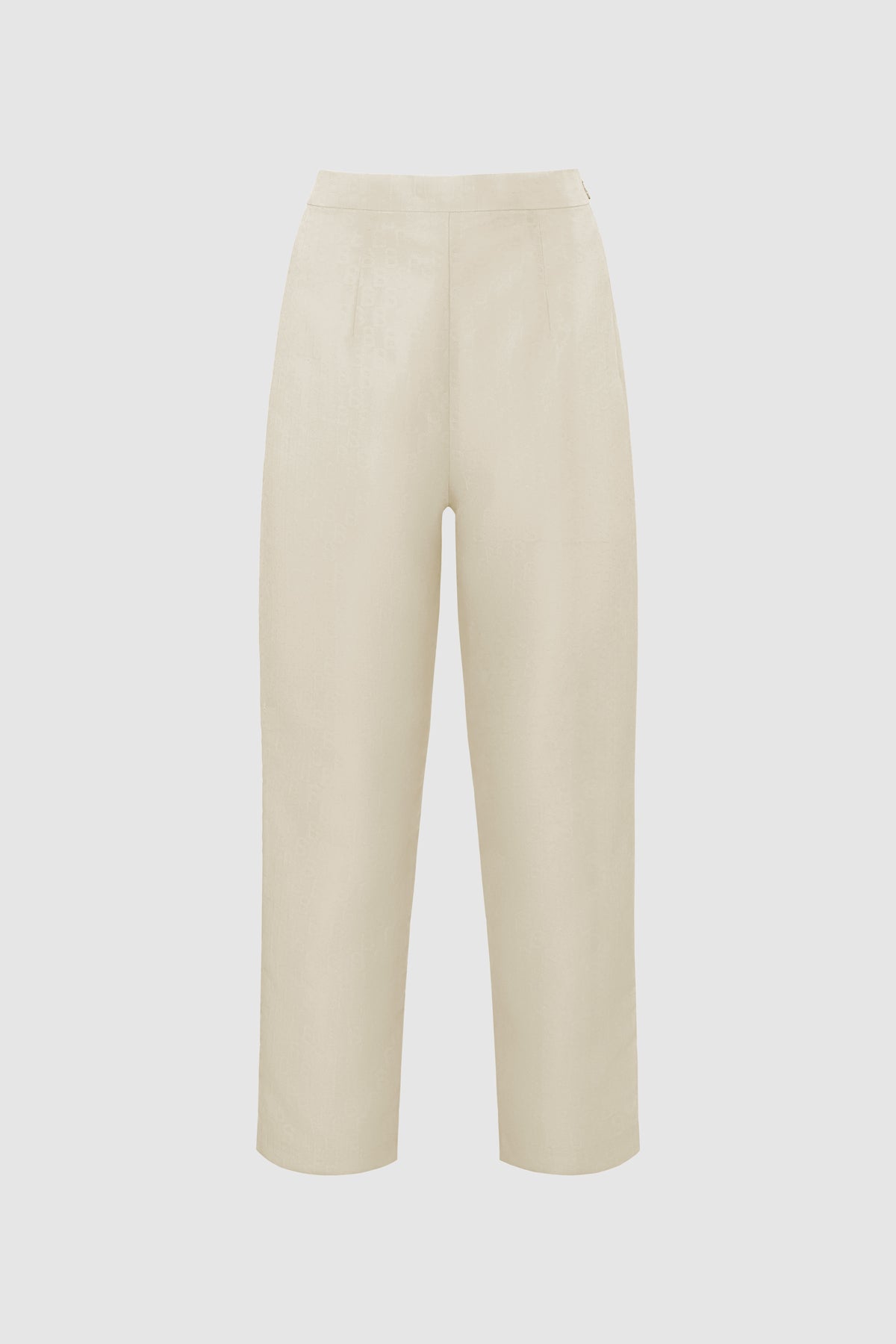 Signature Jacquard Pants - Ecru