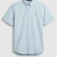 Signature Men Poplin Shirt Short Sleeve - Blue