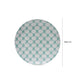 Beverly Monogram Dinner Plate - Teal