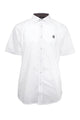 Signature Men Poplin Shirt Short Sleeve - White