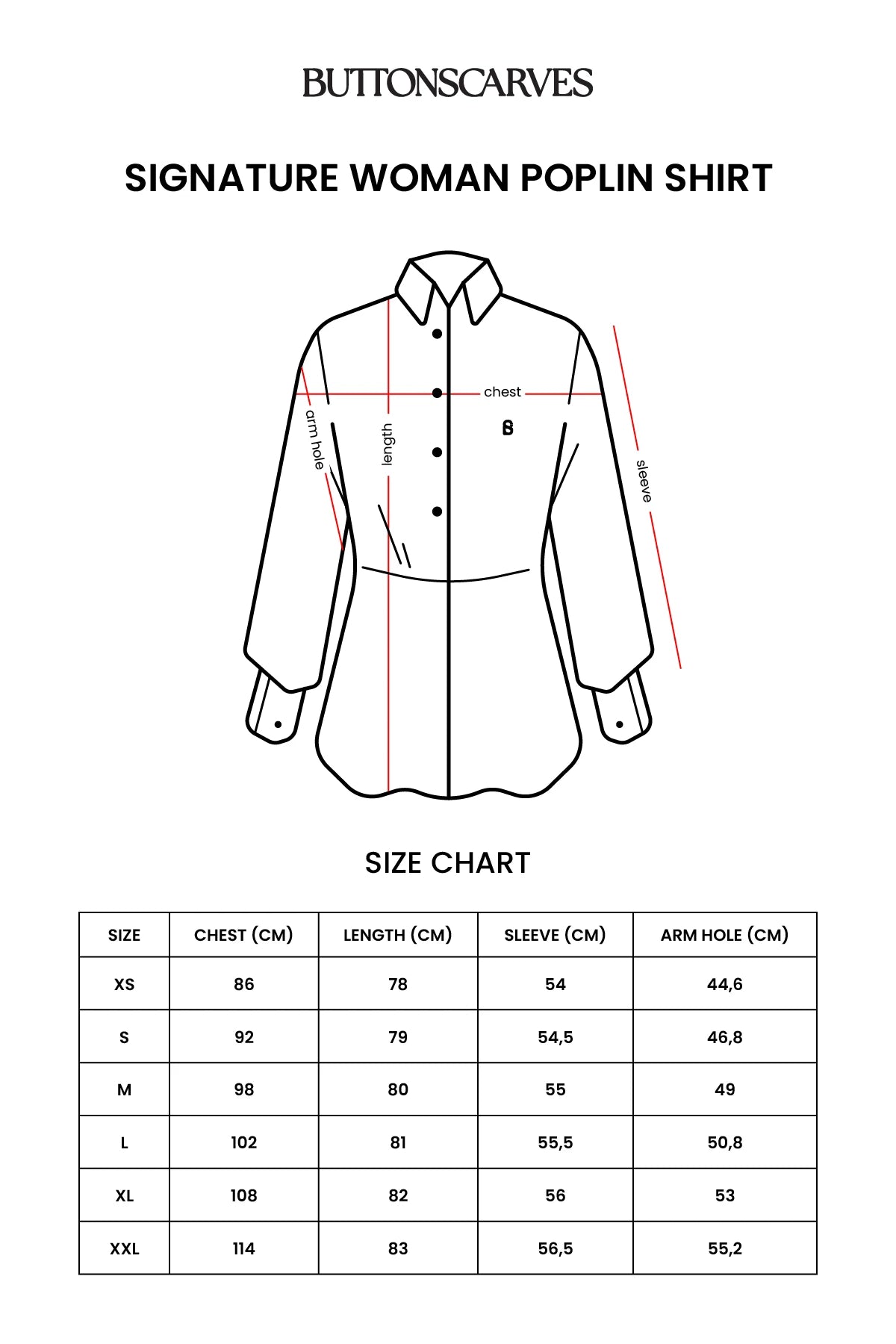 Signature Woman Poplin Shirt - White