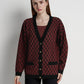 Signature Monogram Cardigan - Bricks