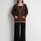 Signature Monogram Cardigan - Brown Sugar
