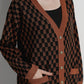 Signature Monogram Cardigan - Brown Sugar