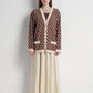 Signature Monogram Cardigan - Choco