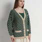 Signature Monogram Cardigan - Forest