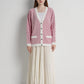Signature Monogram Cardigan - Macaron