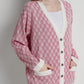 Signature Monogram Cardigan - Macaron