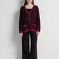 Signature Monogram Cardigan - Magenta