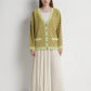 Signature Monogram Cardigan - Moss