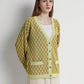 Signature Monogram Cardigan - Moss