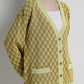 Signature Monogram Cardigan - Moss
