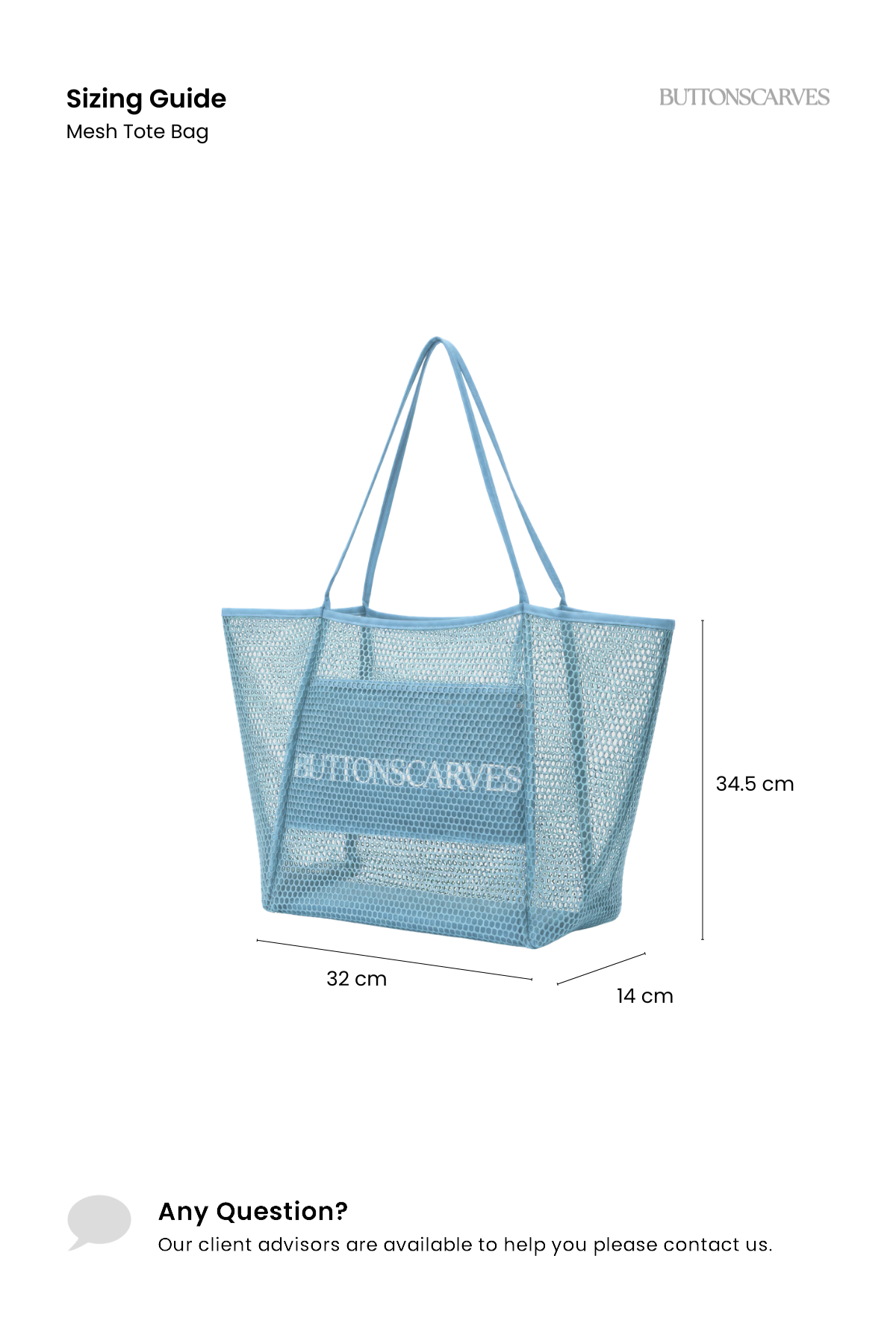 Mesh Tote Bag - Ocean