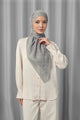 songket tie back square scarf fog by buttonscarves styled outfit