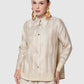 Songket Basic Shirt - Cream