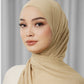 Tapis Satin Jacquard Shawl - Travertine