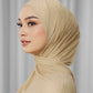 Tapis Satin Jacquard Shawl - Travertine