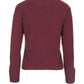 Textured Knit Top - Maroon