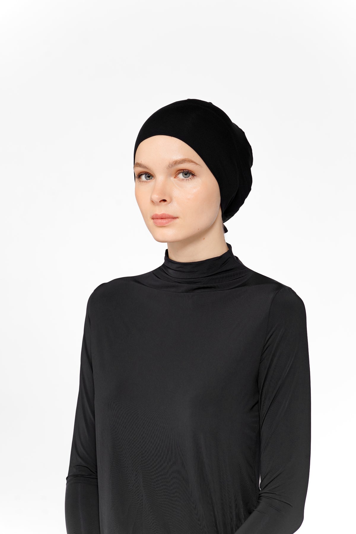 Tie Back Inner Cap - Black – Buttonscarves