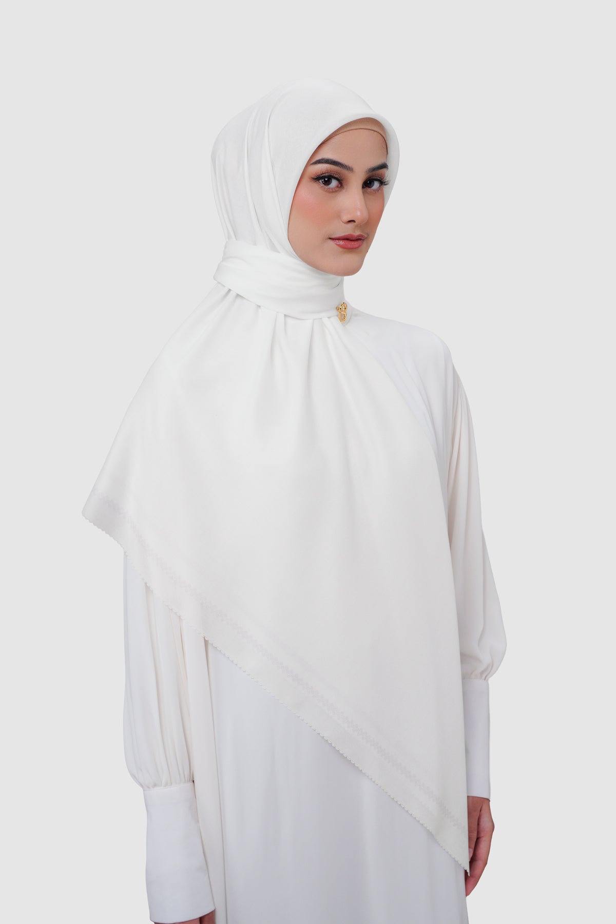 Today's Scarf XL - True White