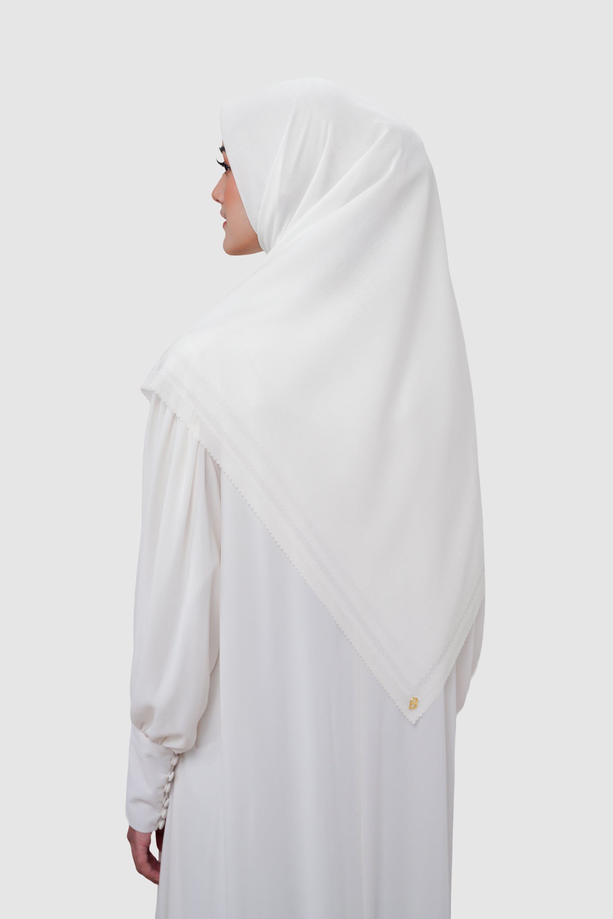 Today's Scarf XL - True White