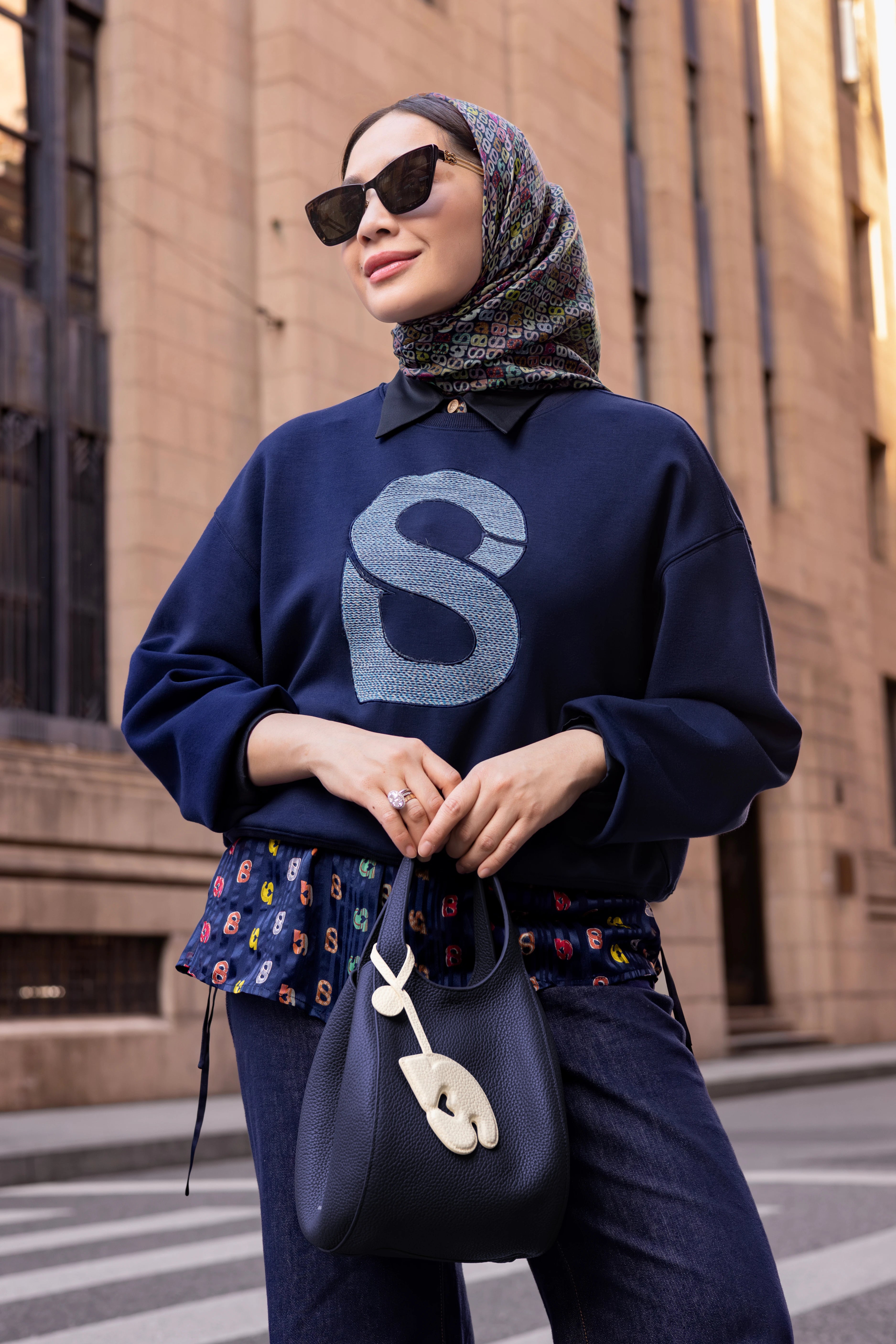Nagita Sweatshirt - Navy