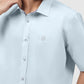 Signature Men Poplin Shirt Short Sleeve - Blue