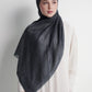 Waves Monogram Tie Back Shawl - Black Sea