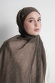 Waves Monogram Tie Back Shawl - Black Sea