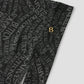 Waves Monogram Tie Back Square - Caviar