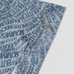 Waves Monogram Tie Back Square - Endless Sky