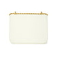 Audrey Chain Leather Bag Small - White