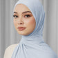 Tapis Satin Jacquard Shawl - Zen Blue