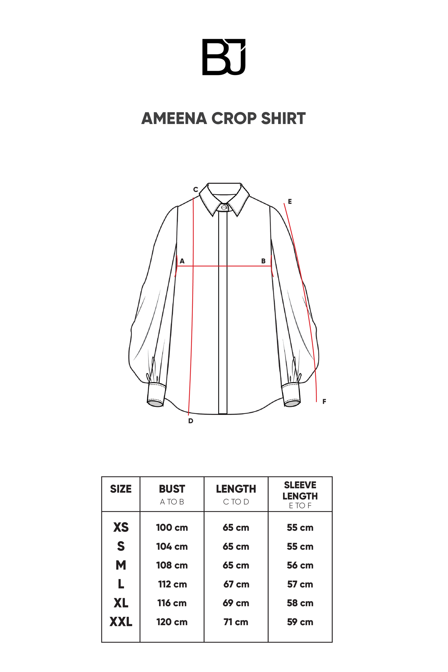 Ameena Crop Shirt - Multicolor