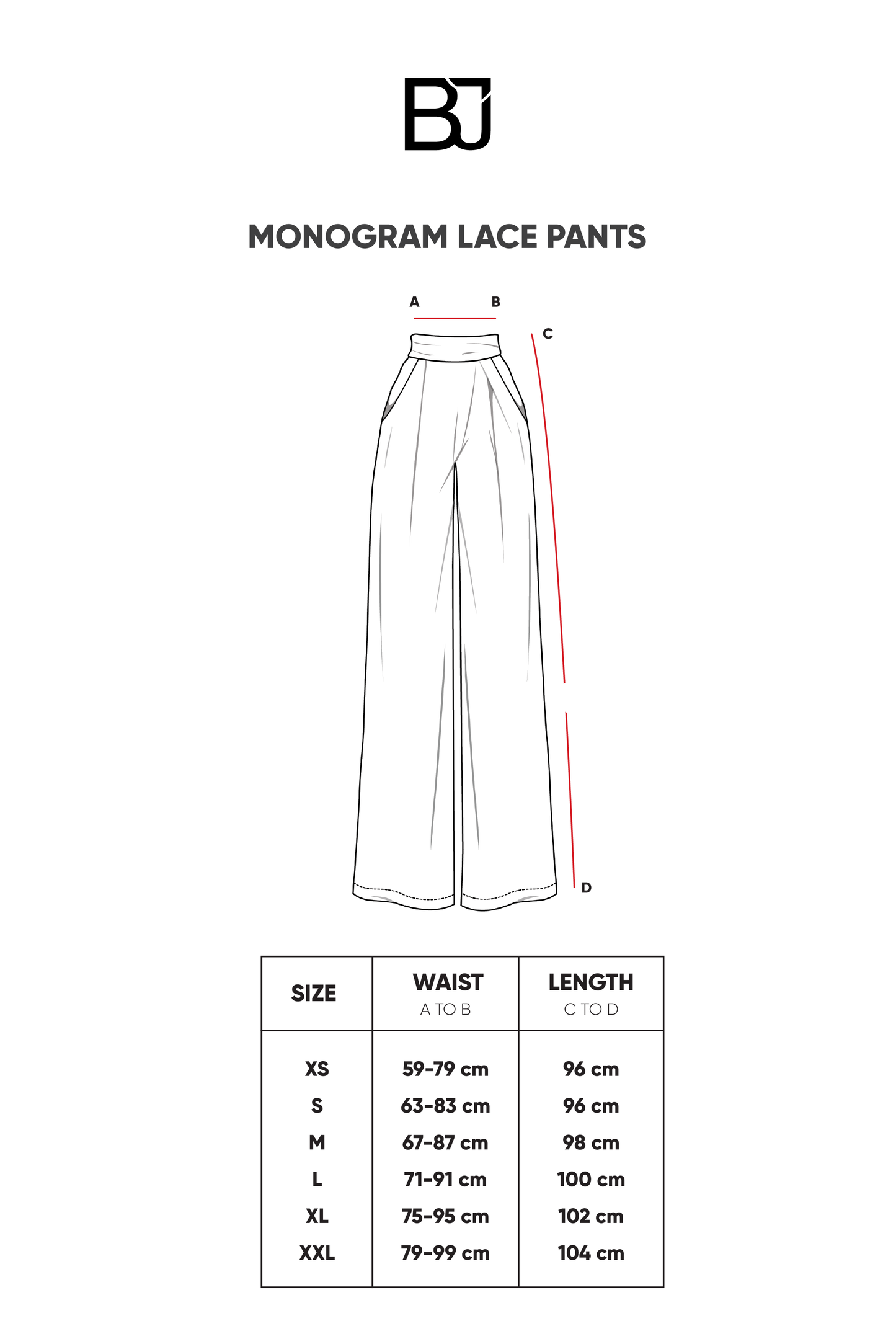Monogram Lace Pants - Broken White