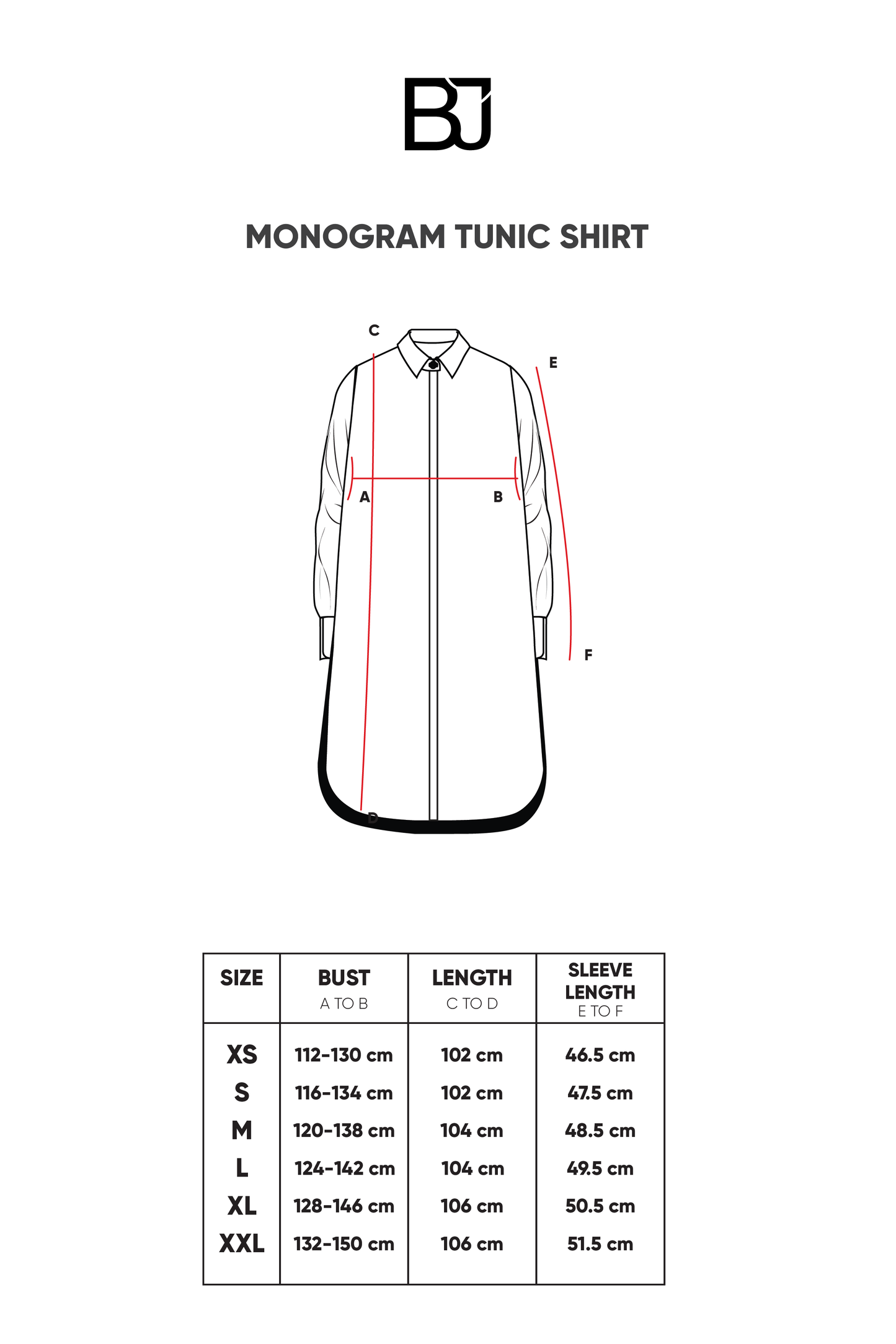 Monogram Tunic Shirt - Denim