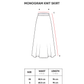 Monogram Knit Skirt - Oat