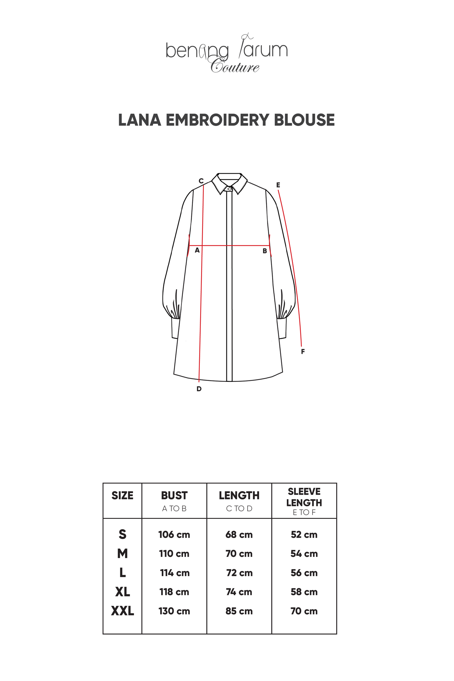 Lana Embroidery Blouse - Cream