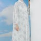 Arlin Lace Shirt Dress - White