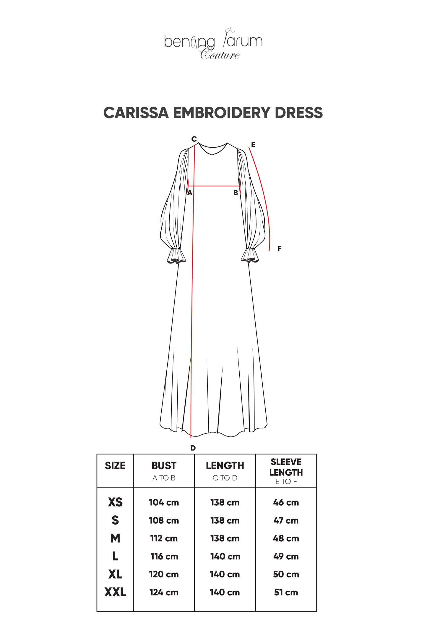 Carissa Embroidery Dress - Navy