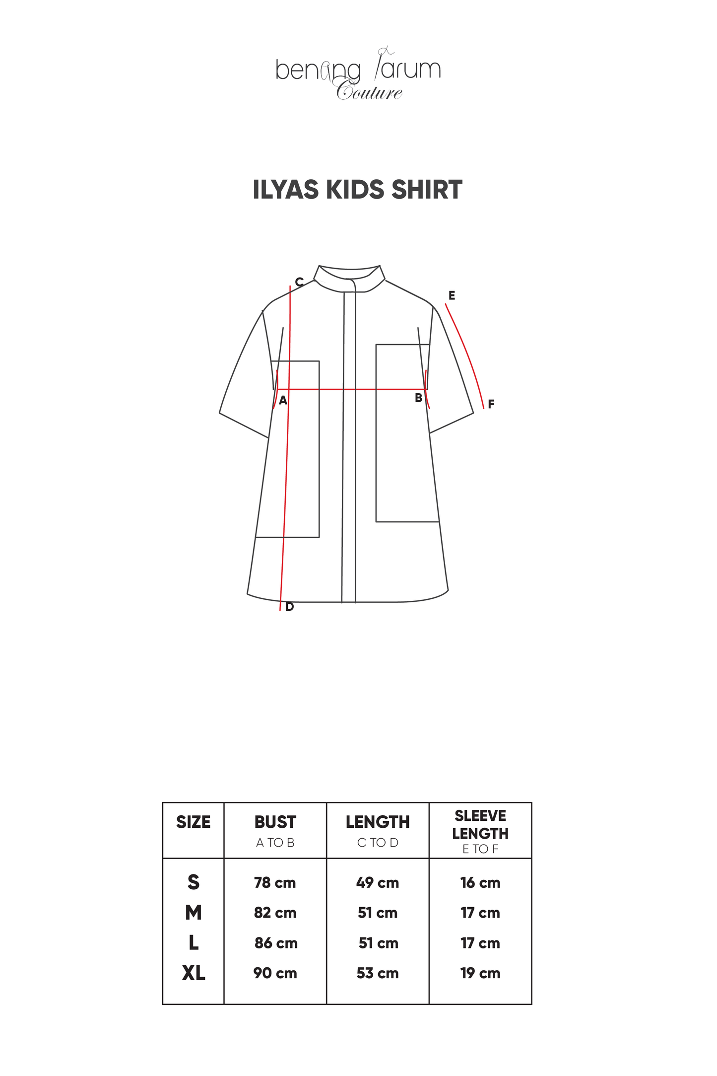 Ilyas Kids Shirt - Navy