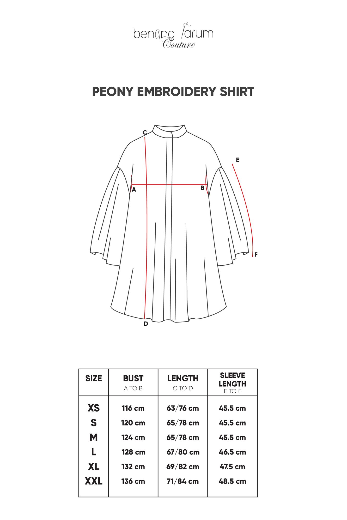 Peony Embroidery Shirt - Taupe