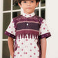 Benang Pelangi Nalanda Kids Shirt Short Sleeve - Maroon