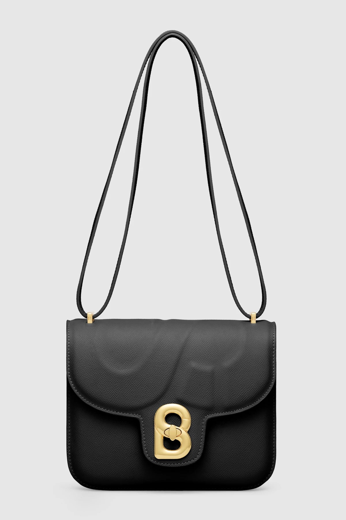 Tas Buttonscarves Alba Bag Medium warna hitam tampak depan