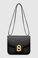 Tas Buttonscarves Alba Bag Medium warna hitam tampak depan